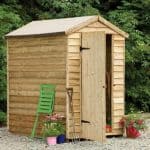 Hartwood 6' x 4' FSC Pressure Treated Overlap Apex Security Shed