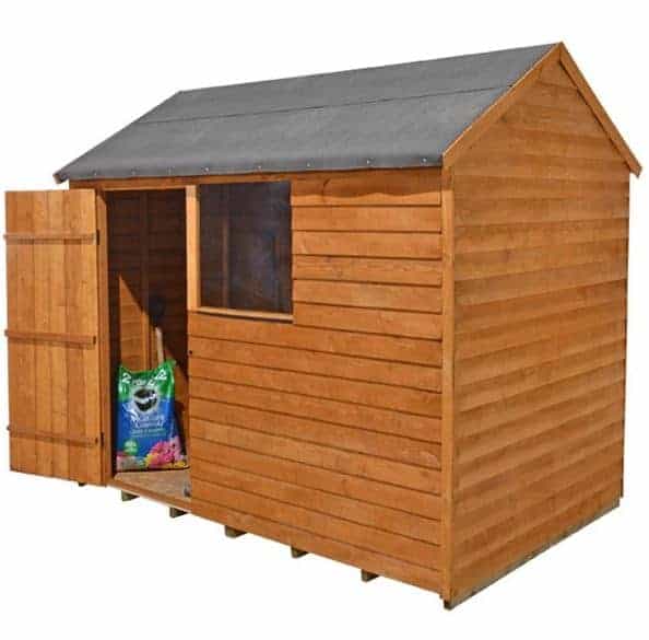 Hartwood 8' x 6' FSC Reverse Overlap Apex Shed - What Shed