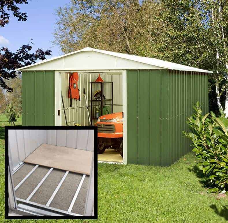 how to storage shed from lowes assembled by hands for you