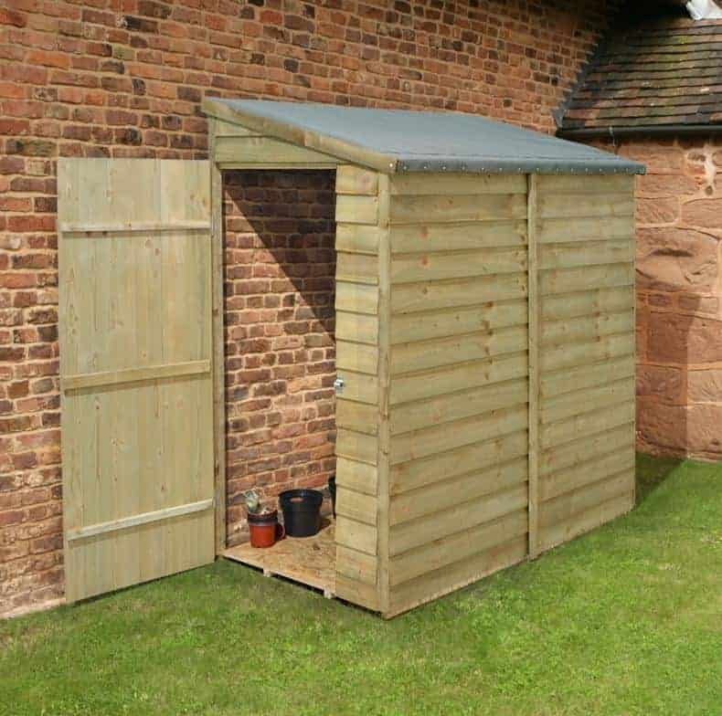 Large plastic lean to shed