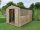 Big Sheds - Wickes Overlap Pressure Treated Apex Shed Double Doors 8x12