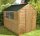 Garden Sheds - 8 x 6 Pressure Treated Apex Overlap Garden Sheds With Onduline Roof