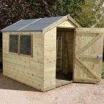Garden Sheds - 8 x 6 Shed-Plus Champion Heavy Duty Apex Garden Sheds