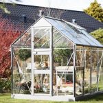 Glass Greenhouse - 6’4 x 8’3 Eden Acorn Glass Greenhouse
