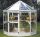 Glass Greenhouse - Fawt Decagon Ten Sided Aluminium Glass Greenhouse