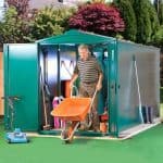 Metal Storage Sheds - 14x5 Asgard Centurian Metal Garden Shed