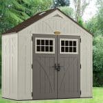 Resin Storage Sheds - 8 x 4 Suncast New Tremont Five Resin Storage Sheds