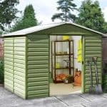 Steel Sheds - 9’11 x 7’8 Yardmaster Shiplap Metal Shed