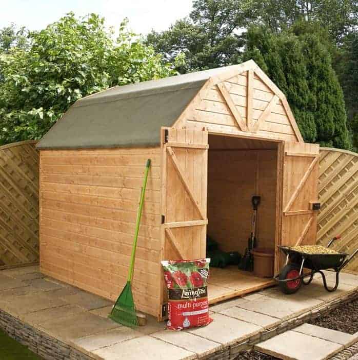 10’x8’ Waltons Dutch Barn Tongue and Groove Apex Garden Shed