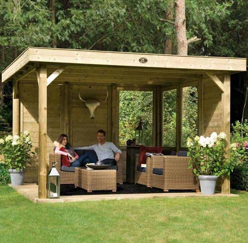 Wooden Gazebos Who Has The Best Wooden Gazebos   Wooden Gazebos 13x13 Hillhout Premium Montecristo 