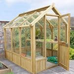 Wooden Greenhouses - 8 x 6 Grow-Plus Vale Wooden Greenhouses