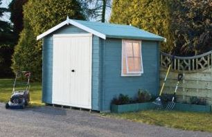 Shire Camelot 2.7m x 2.7m Log Cabin Shed (19mm)