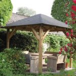 Patio Gazebo - 11 x 11 Waltons Tourist Wooden Patio Gazebo