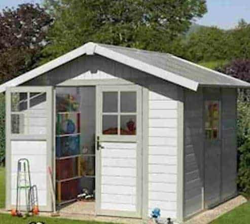 11' x 7' Keter Oakland Plastic Garden Shed (3.5 x 2.29m)