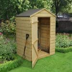 Vertical Storage Shed - 4 x 3 Ultimate Shiplap Vertical Storage Shed