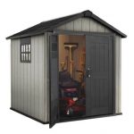 Vinyl Sheds - 7 x 7 Keter Oakland Apex Paintable Vinyl Sheds
