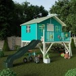 Playhouse With Slide - 7 x 14 Lollipop Tower Xtra Playhouse With Slide