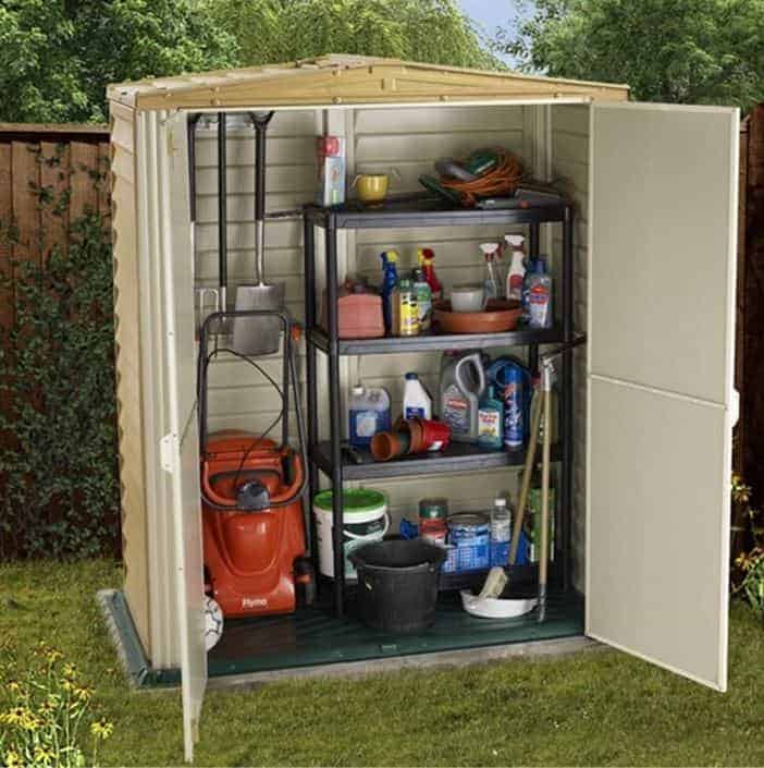 Garden Storage Shed BillyOh Daily Apex Outdoor Plastic Inc Foundation Kit