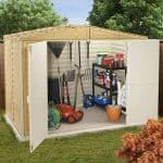 Plastic Sheds - BillyOh Retford 8 x 6 Premium Woodgrain Plastic Sheds