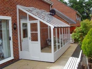 Dove Wooden Lean-to Greenhouse 6'7 x 20'10 - Lean To Greenhouse Type And Roof Size
