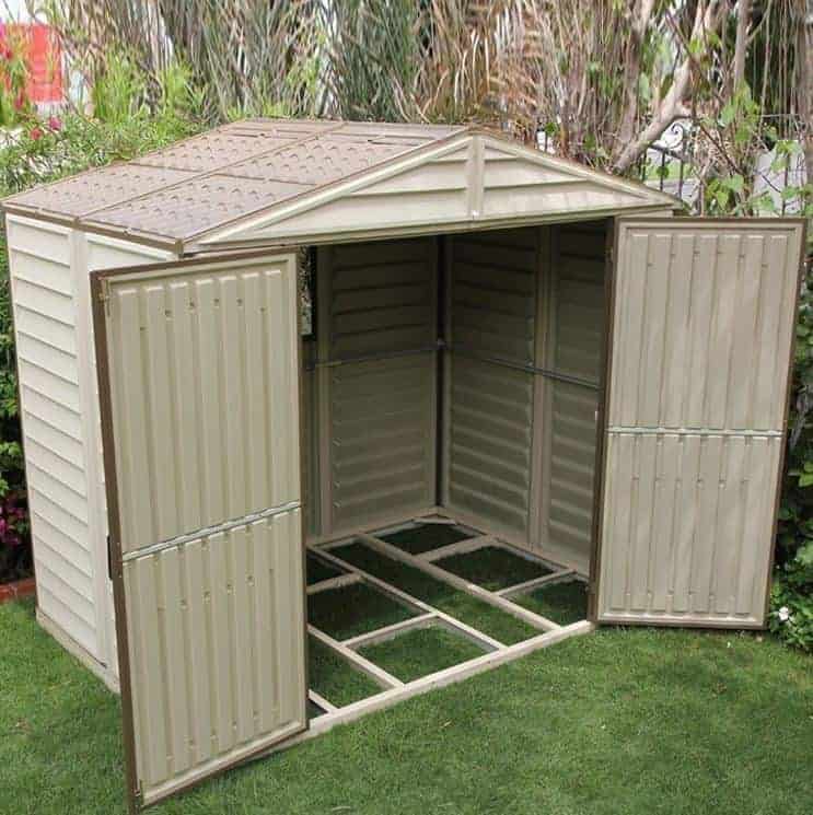 Duramax Vinyl Woodside 8 x 6 Shed