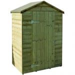 Rowlinson 4 x 3 Oxford Pressure Treated Shiplap Wooden Shed
