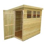 Empire Pent 8x10 Shed With 3 Windows