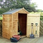 Winchester Windowless Waney Edge Apex Roof 5x3 Shed