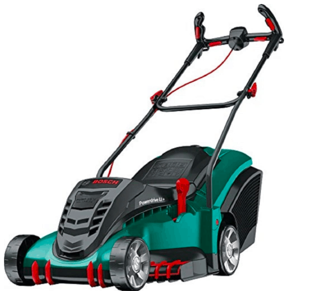 Bosch Rotak 430 LI Cordless Lawnmower with Two 36 V Lithium-Ion Batteries