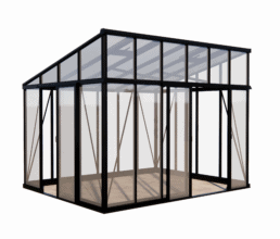 Modern Greenhouse CAD