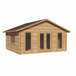 Painted Log Cabin CAD
