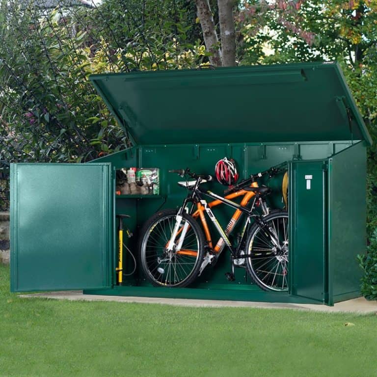 Premium electric bike shed 7'7 x 3'4 Asgard Access