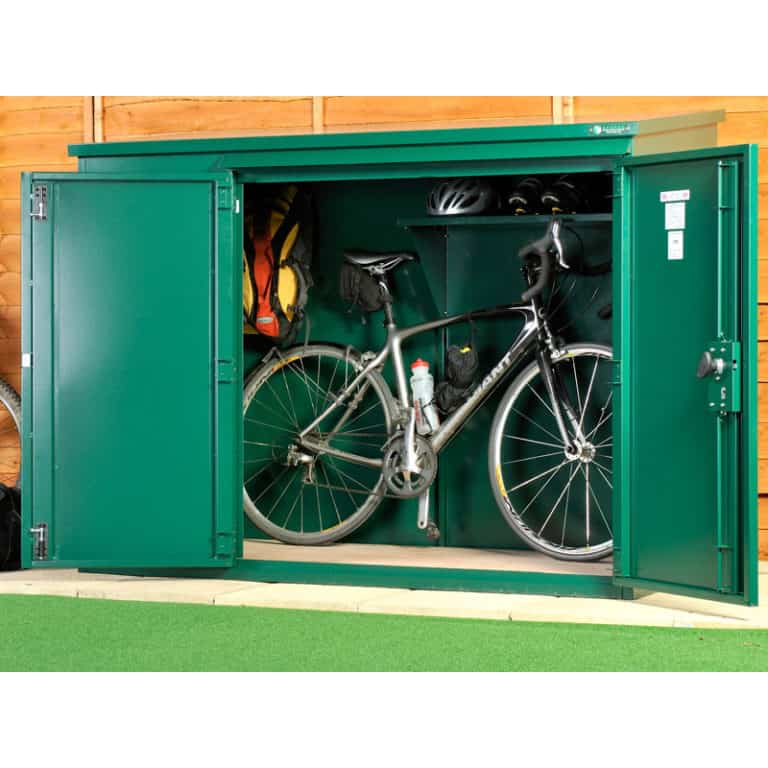 6' x 3' Asgard Annexe metal bike shed