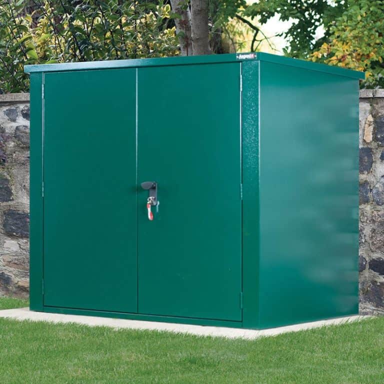 5' x 3' Asgard Securestore Metal Shed for durable outdoor storage and protection of tools and equipment.