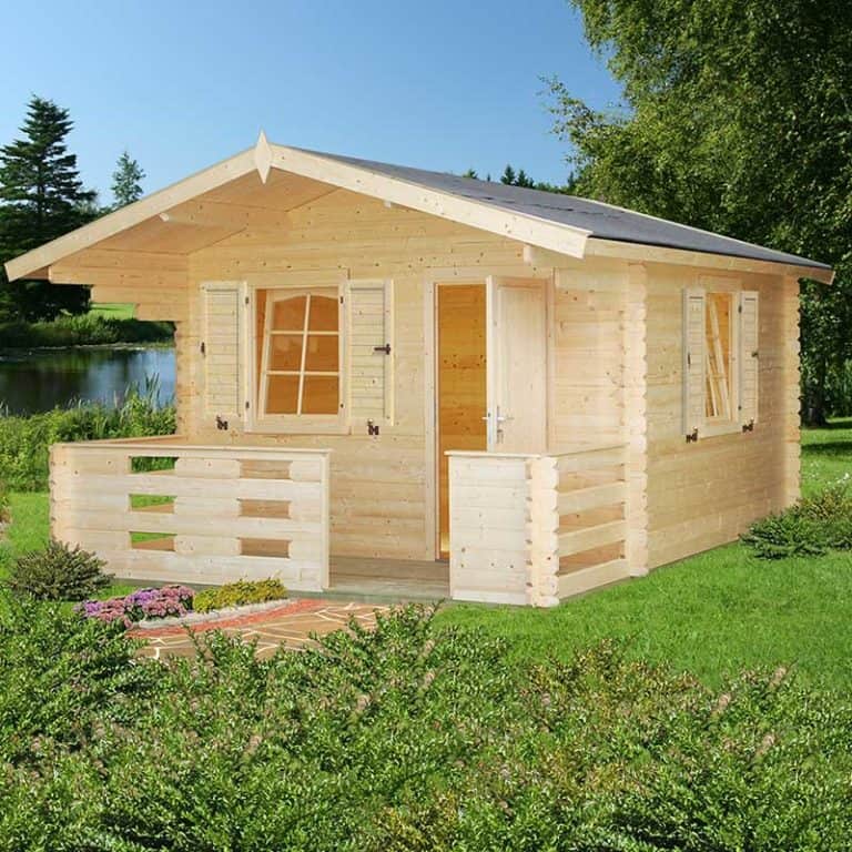 Palmako Emma 3.6m x 3.6m log cabin summerhouse