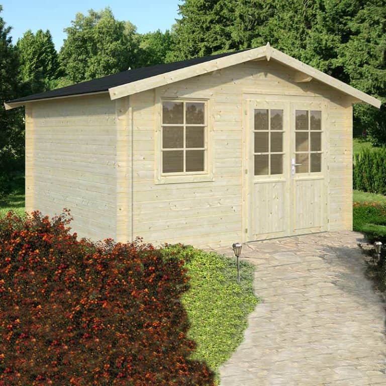 Palmako Klara 3.9m x 3.3m log cabin summerhouse