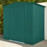6' x 3' Globel Heritage Green Apex Metal Shed Review Image