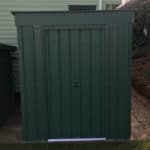 5' x 3' Globel Heritage Green Pent Metal Shed