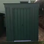 5' x 3' Globel Heritage Green Pent Metal Shed