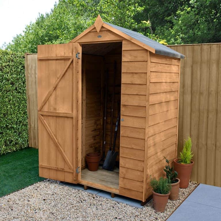 4'x3' wooden apex shed