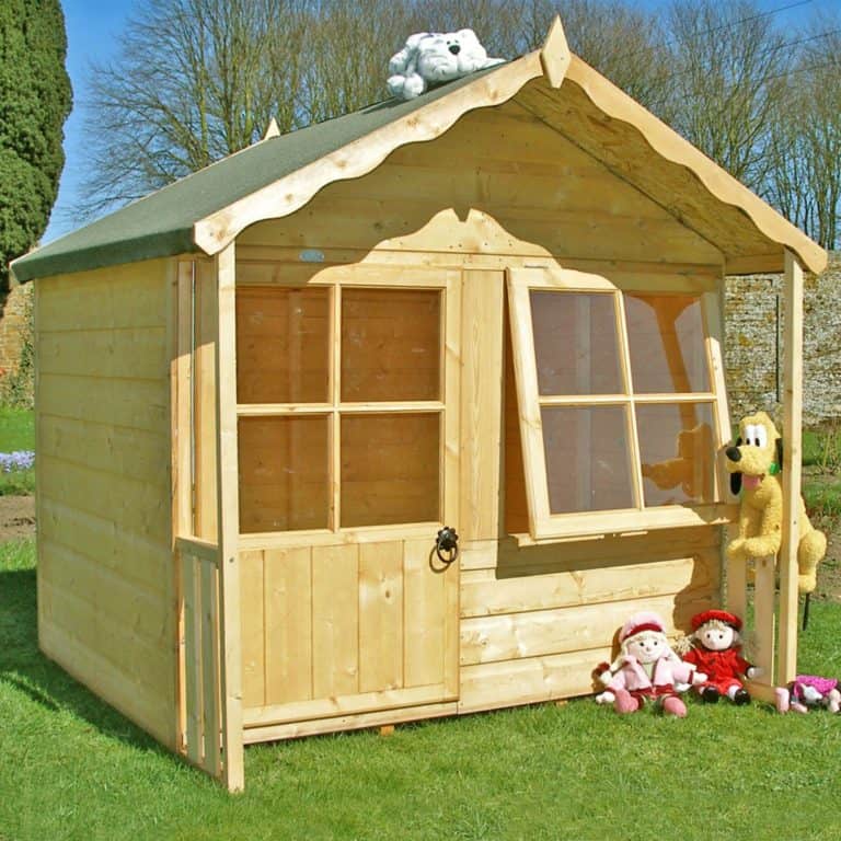 5x5 Shire Kitty wooden garden playhouse for children