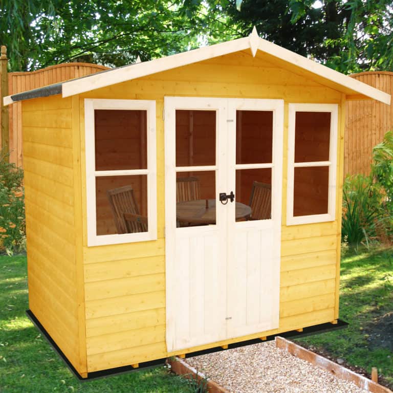 7x5 Shire Haddon Wooden Summerhouse with elegant design