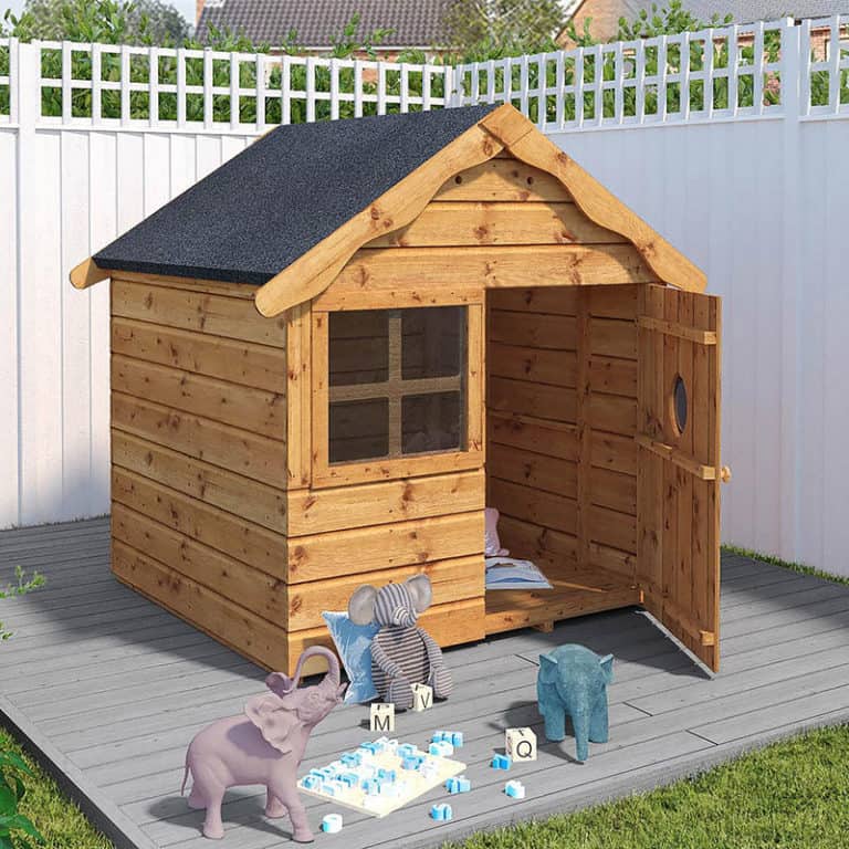 4x4 Mercia Snug wooden playhouse for kids