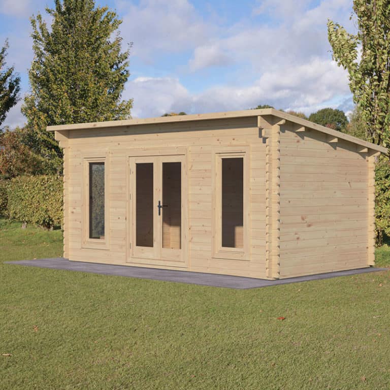 Forest Elmley 5m x 3m log cabin garden office