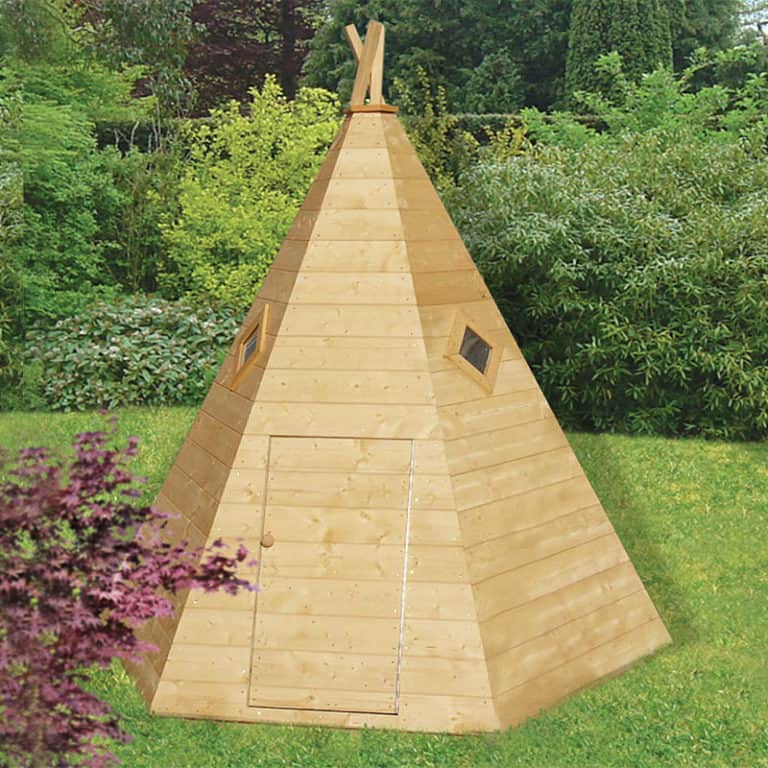 7x6 Shire Wigwam wooden playhouse for kids