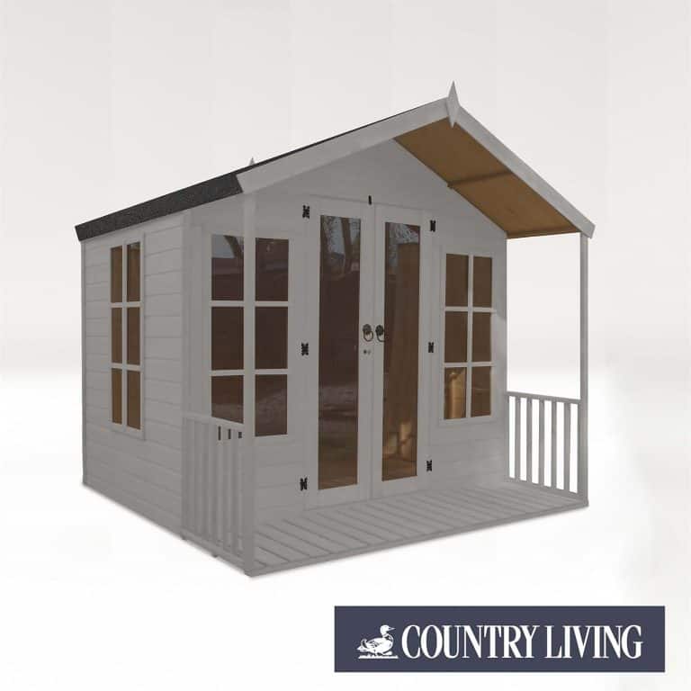 Country Living Tuxford 8x8 Premium Summerhouse in paint