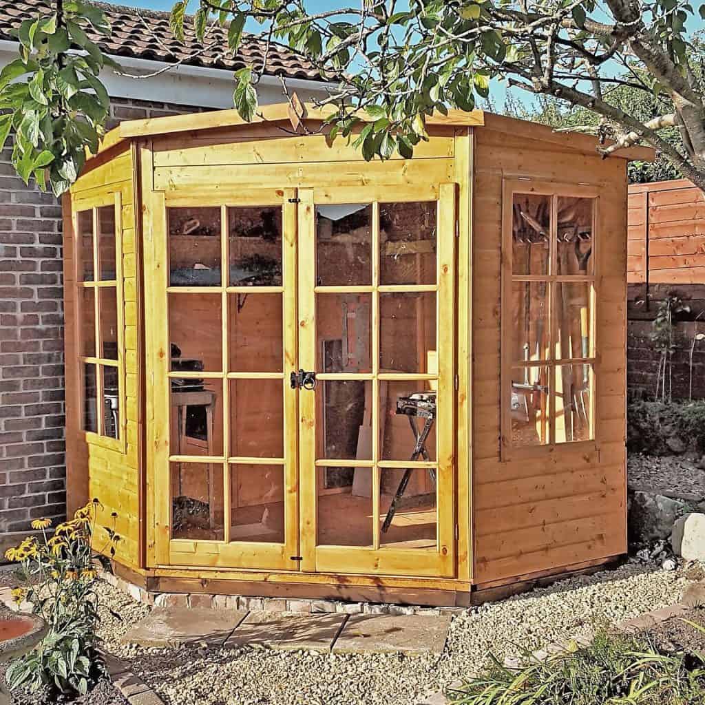 Shire Hampton Summerhouse (incl. Installation) - 7x7ft - WhatShed