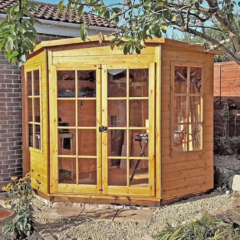 Shire Hampton 7x7ft summerhouse with installation