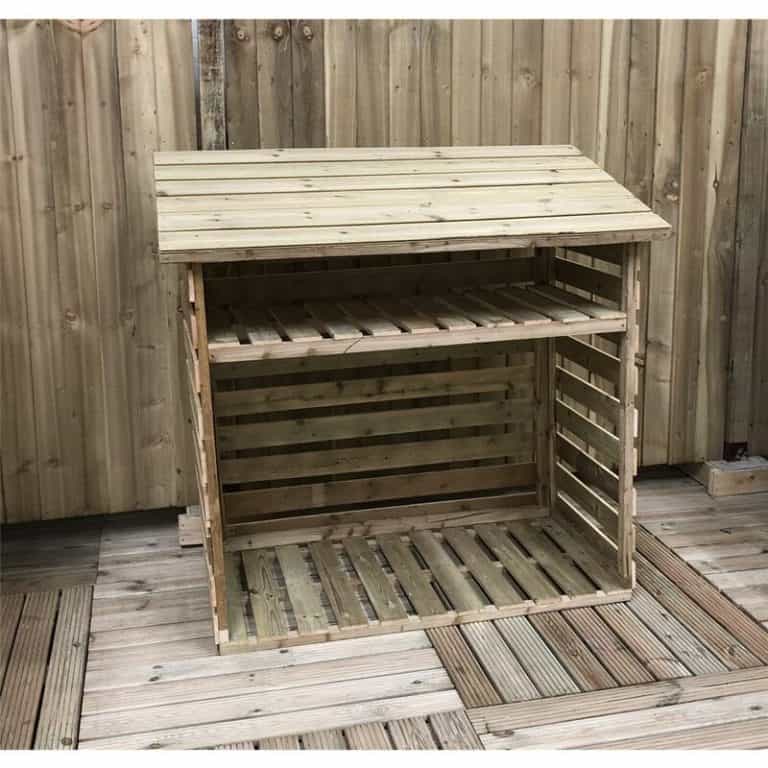 4x2 pressure treated tongue and groove log store