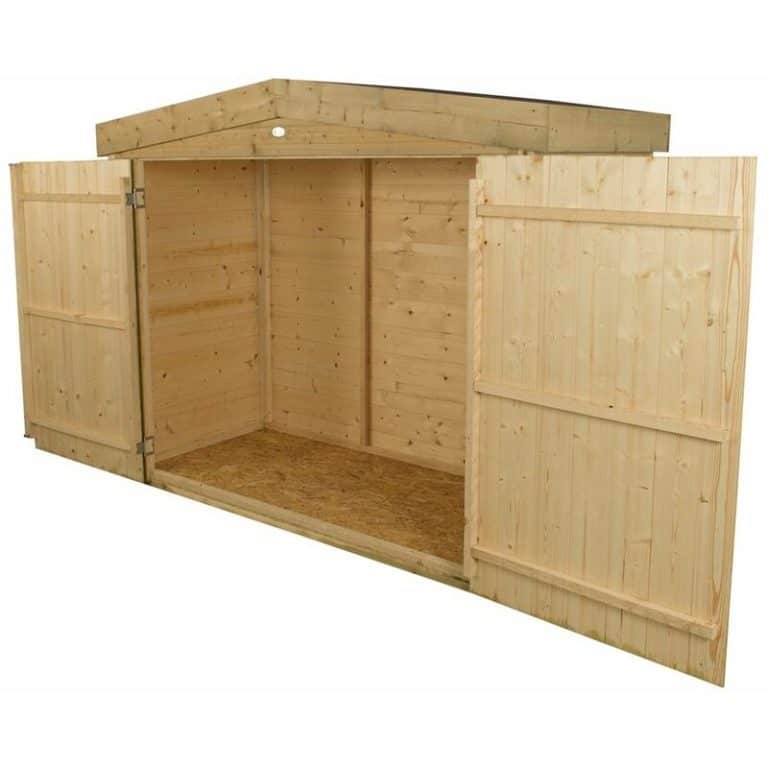 Shiplap apex large outdoor storage shed